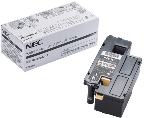 NEC 大容量トナーカートリッジ（ブラック） PR-L5600C-19 5,774円