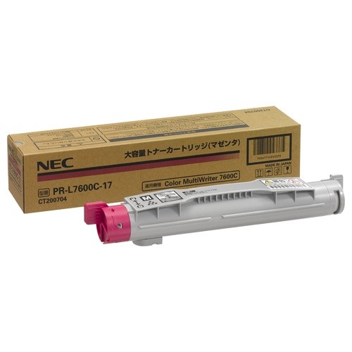 NEC 大容量トナーカートリッジ マゼンタ PR-L7600C-17