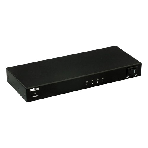 ラトックシステム 4K60Hz/HDCP2.2対応 1入力4出力 HDMI分配器 RS-HDSP4-4K