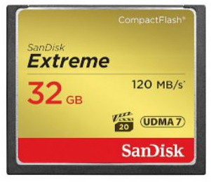 SanDisk エクストリームコンパクトフラッシュ32GB SDCFXSB-032G-J61