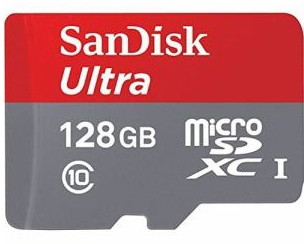 SanDisk ウルトラ microSDHC/ microSDXC UHS-I カード 128GB SDSDQUL128GJ35B