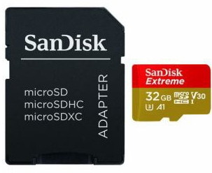 SanDisk エクストリーム microSDHC UHS-I 32GB SDSQXAF-032G-JN3MD