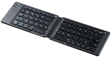 サンワサプライ 折りたたみ式Bluetoothキーボード SKB-BT30BK