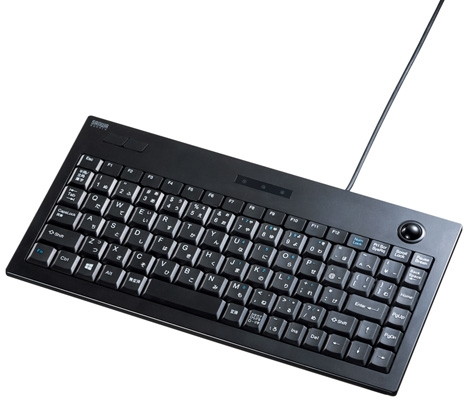 サンワサプライ トラックボールキーボード SKB-TR03BK