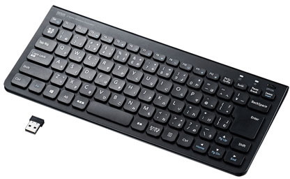 サンワサプライ ワイヤレススリムキーボード SKB-WL32BK