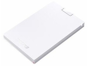 BUFFALO 耐振動・耐衝撃 USB3.1（Gen1）対応 ポータブルSSD 480GB ホワイト SSD-PG480U3-WA