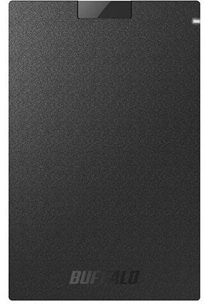 BUFFALO 耐振動・耐衝撃 USB3.1（Gen1）対応 ポータブルSSD 240GB SSD-PGC240U3-BA 6,466円