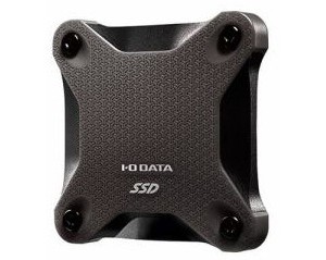 IOデータ USB 3.1 Gen 1対応ポータブルSSD 480GB スモーキーブラック SSPH-UT480K 7,877円