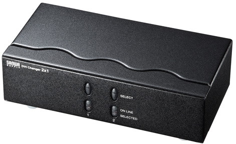 サンワサプライ ディスプレイ切替器（DVI24pin用）・2回路 SW-EDV2N 7,790円
