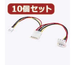 10個セットサンワサプライ L型電源ケーブル（0.15m） TK-PW731X10