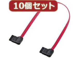 10個セットサンワサプライ 右右L型シリアルATA3ケーブル TK-SATA3-03MMX10