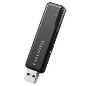 IOデータ USBメモリ ブラック ［128GB /USB3.1 /USB TypeA /スライド式］ U3-STD128GR/K