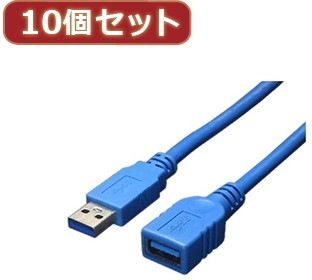 変換名人 10個セット USB3.0ケーブル 延長3.0m USB3-AAB30X10 9,169円
