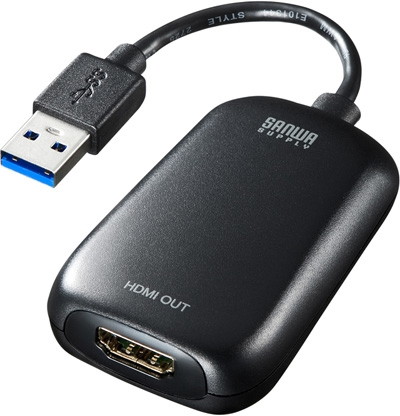 サンワサプライ USB3.0-HDMIディスプレイアダプタ（1080P対応） USB-CVU3HD1