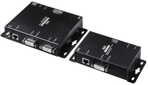 サンワサプライ PoE対応DVIエクステンダー（セットモデル） VGA-EXDVPOE
