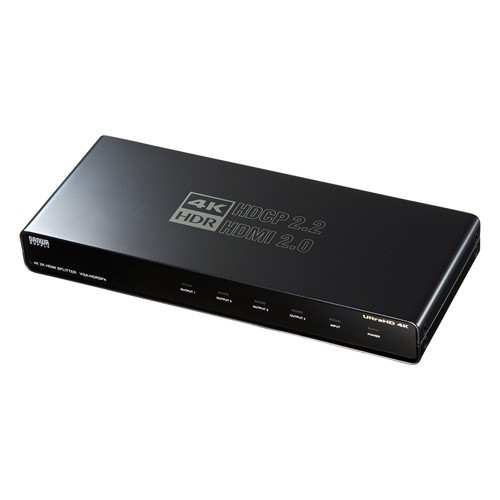 サンワサプライ 4K/60Hz・HDR対応HDMI分配器(4分配) VGA-HDRSP4 20,501円