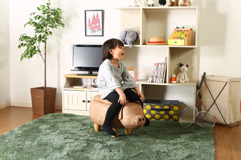 アニマルスツール収納付き ブタ アニマルスツール収納付き ブタ