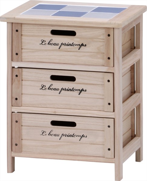 木製3段ボックス HF05-002（N） 2