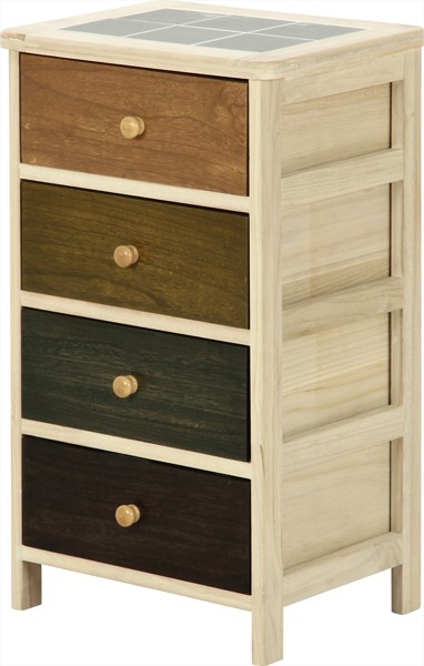 桐製 マルチカラフル4段ボックス シンクエ 2 7,634円