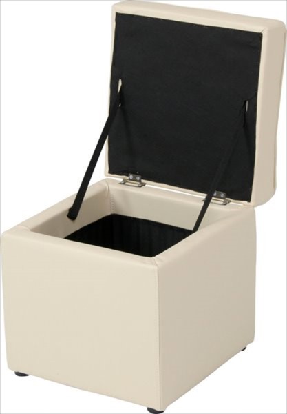 ボックススツール アイボリー N0541