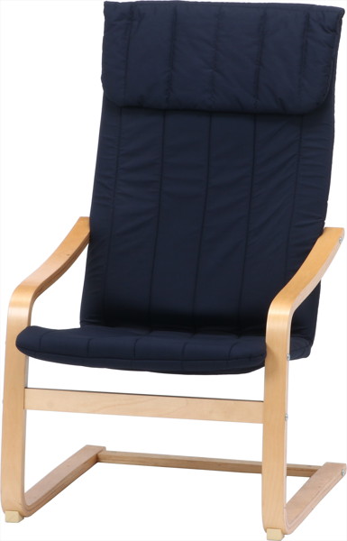 リラックスチェアー スリム BK