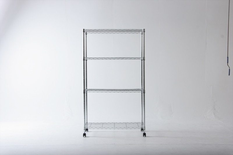 メタルマルチシェルフ4段90 クロム MS-945154CR