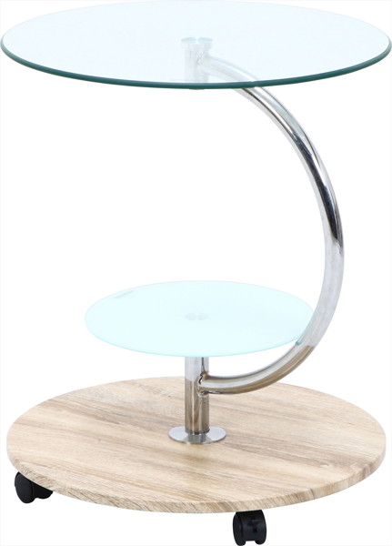 ガラスラウンドテーブル マーブル NA