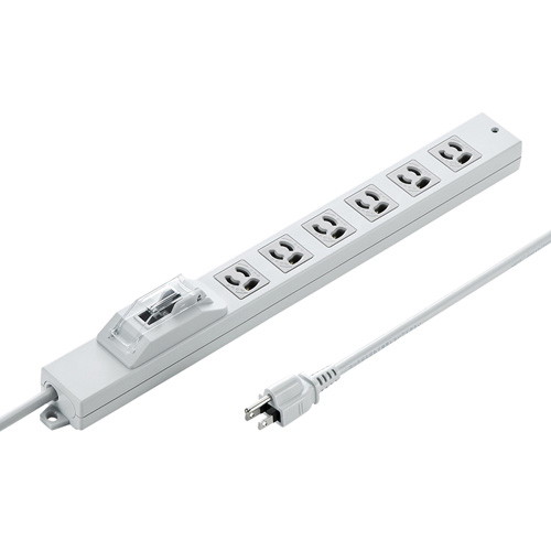 サンワサプライ 安全ブレーカータップ TAP-BR36A-1