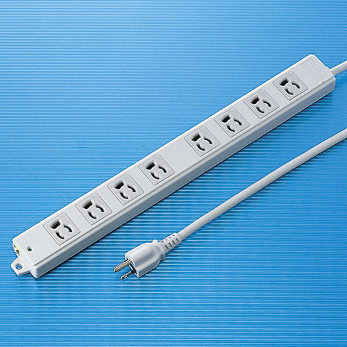 サンワサプライ 工事物件タップ（8個口・3m） TAP-KE8-3 5,370円