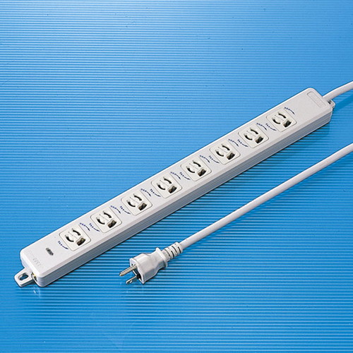 サンワサプライ 19インチマウント用タップ TAP-MR8658TJ3