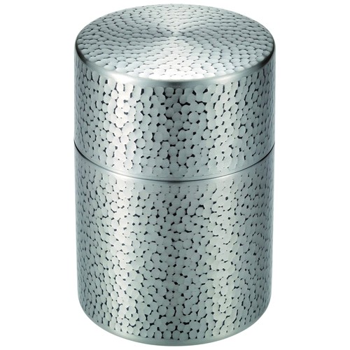 純銅錫被仕上げ茶筒