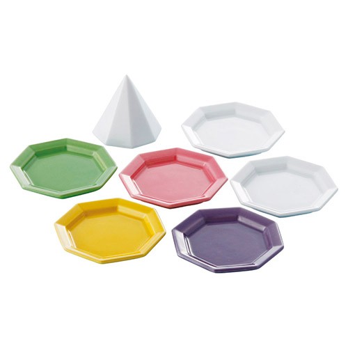 福招き八角盛り塩全揃 K90609247