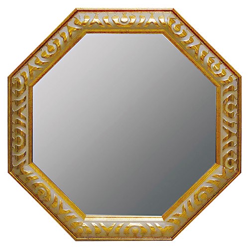 アンティーク八角ミラー K10609524