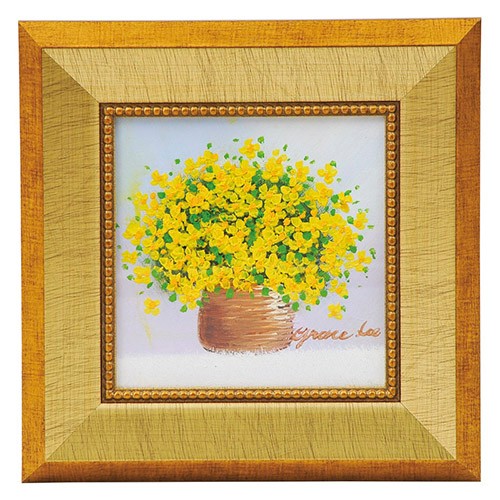 手描き油絵「黄色のブーケ」 K10707428