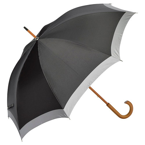 甲州織 木棒手開き長傘 K90903216