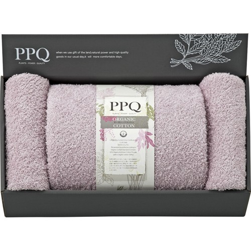オーガニックコットンバスタオル＆フェイスタオル2P L4188169 5,060円