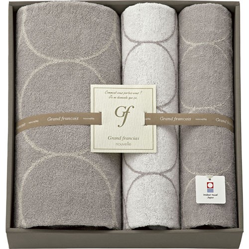 バスタオル＆フェイスタオル2P L4051055