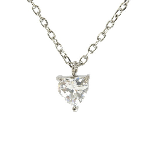 Pure 金属アレルギー対応 ノンアレルギー ステンレス ハート ネックレス NP-210