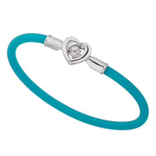 CrossforNewYork Silicone ブレスレット Heart NSB-004SB
