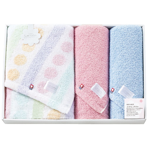 今治タオル ルコトン ふわもこバス・フェイスタオルセット 6078-060