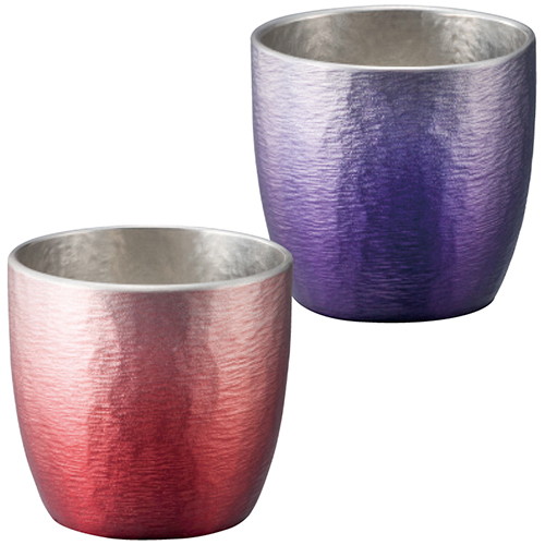 錫製ぐい呑み 45ml 2客セット 1145-016