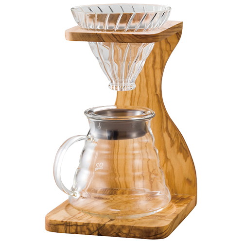 ハリオ V60オリーブウッドスタンドセット 6165-012 8,373円