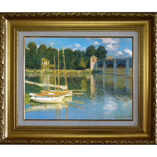 複製名画 モネ 「アルジャントゥイユの橋」 納期:約2～4週間 ARJUN