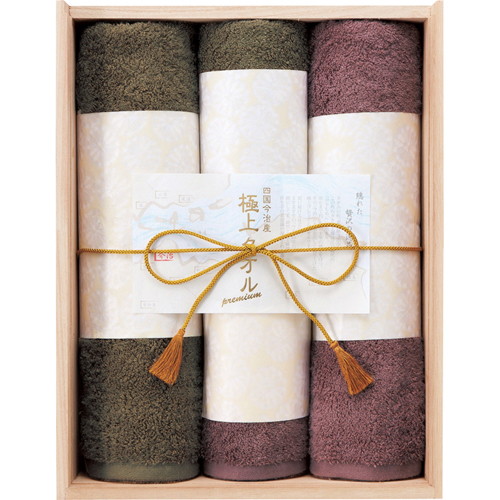 今治謹製 バスタオル2P＆フェイスタオル2P（木箱入） C1108095