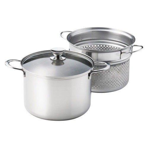 三層鋼パスタポット22cm K10803920