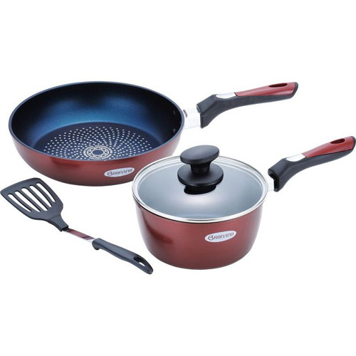 ブラナーノIH対応片手鍋18cm＆フライパン26cm（ターナー付） L4196047