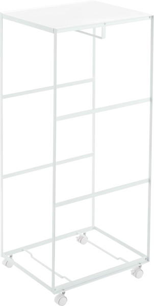 天板付きランドリーワゴン タワー ホワイト 8,518円