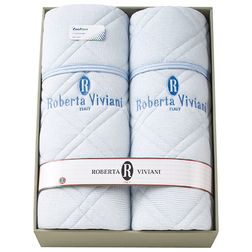 ロベルタ・ビビアーニ 吸水速乾ニットワッフル敷パット2枚セット 6957-030