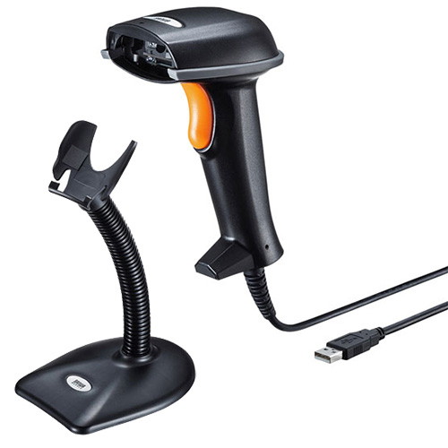 サンワサプライ 2次元バーコードリーダー ＋ 専用スタンドセット BCR-005STDSET