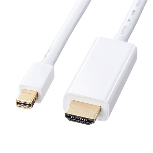 サンワサプライ ミニDisplayPort-HDMI変換ケーブル 3m KC-MDPHDA30 5,025円